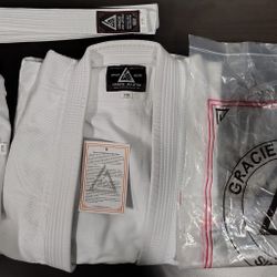 NEW Gracie Classic Gi (Jiu-Jitsu / BJJ) – Official Gracie Jiu-Jitsu Gear – White $40