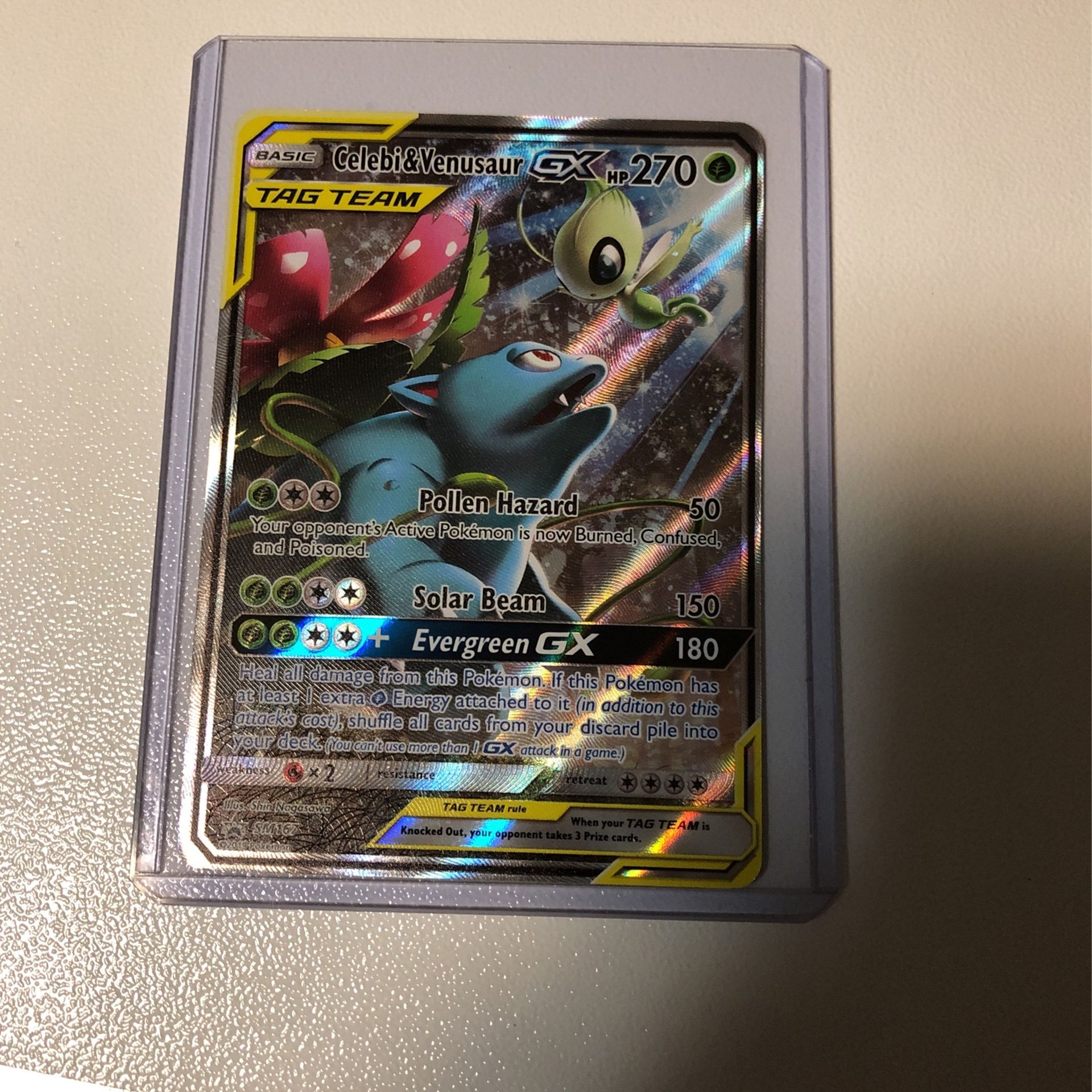 Celebi&Venusaur GX Ultra Rare Holo
