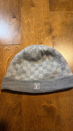 Grey Louis vuttion beanie