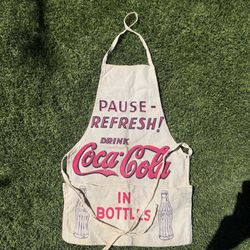 Vintage Coca-Cola Canvas Apron