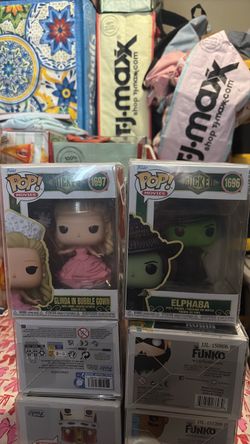 Funko Pop Wicked Glinda & Elphaba Set
