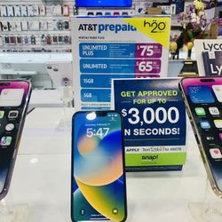 T-Mobile Sprint MetroPCS iPhone 14 128GB Clean imei - Payment Plane Available