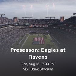 Football Preseason Tickets