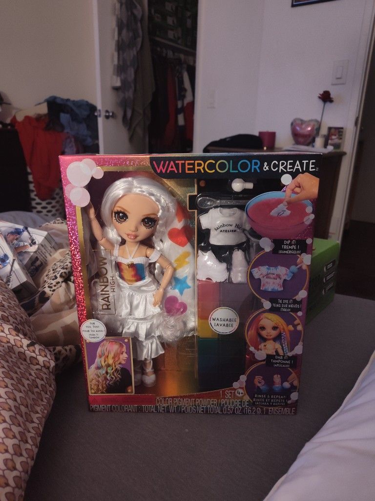 Rainbow High Watercolor And Create