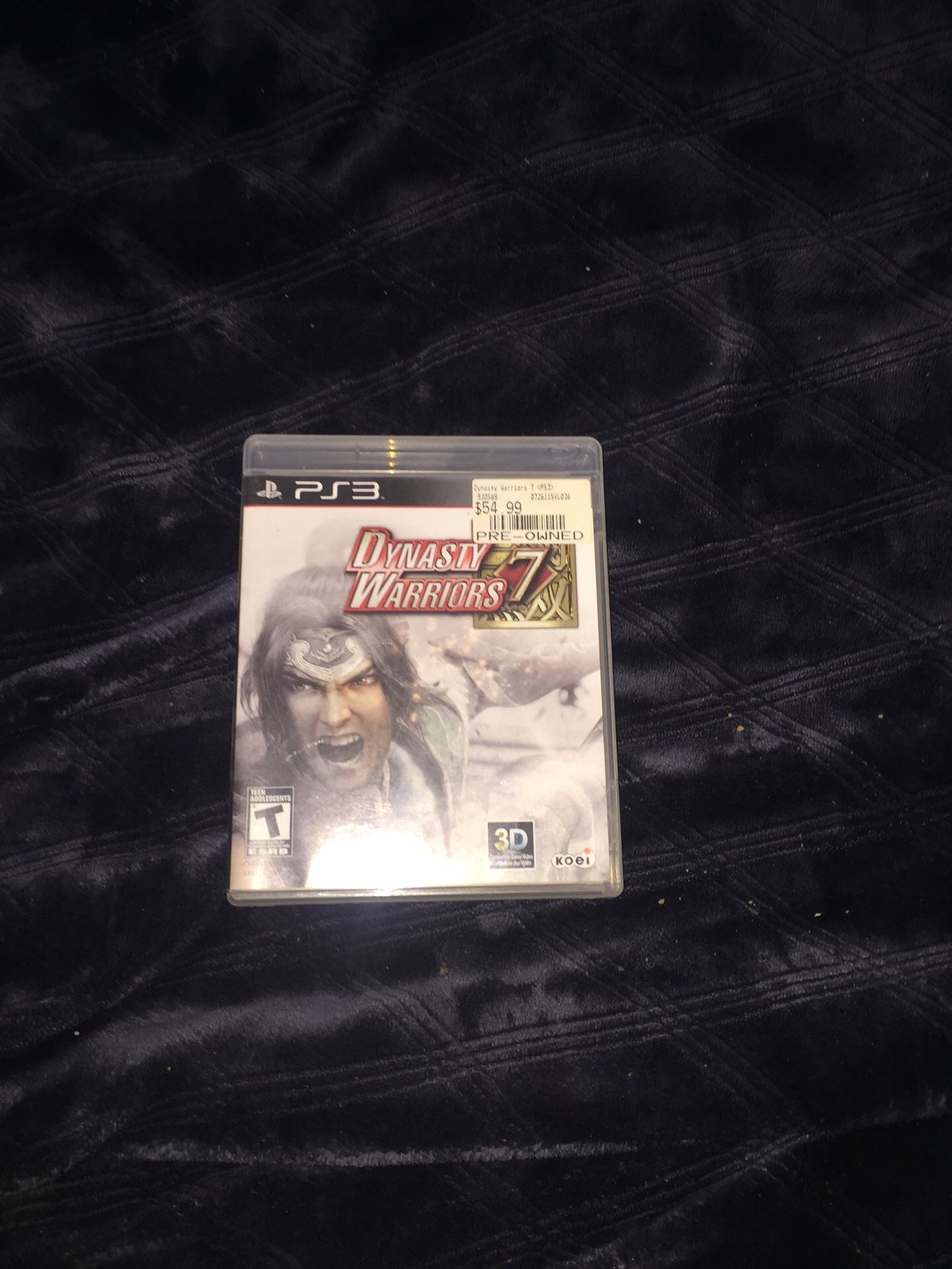Dynasty Warriors 7 PS3 game