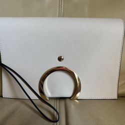 White And Gold Clutch 