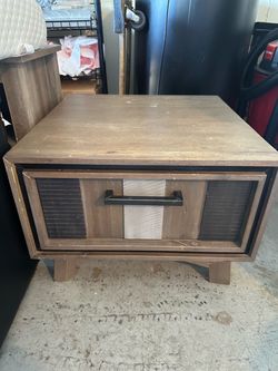 Wooden nightstand