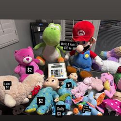 Different Stuffed Animals 