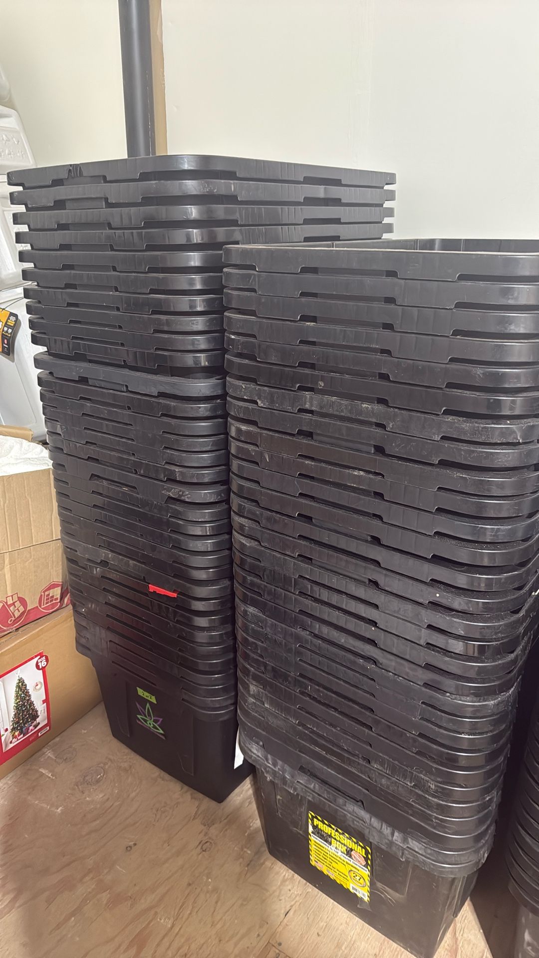 Yellow Storage Tubs