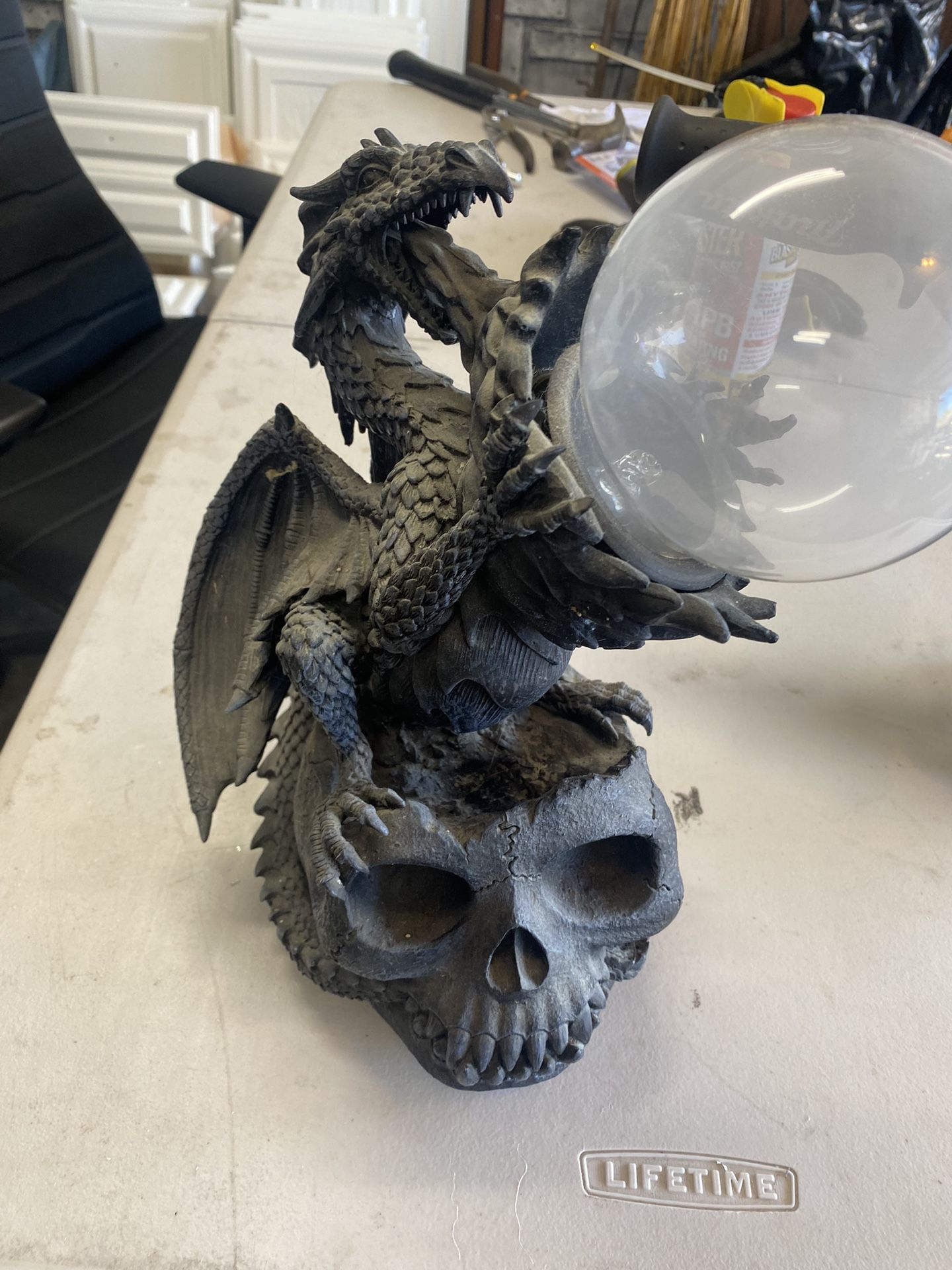 Electric Dragon Statue