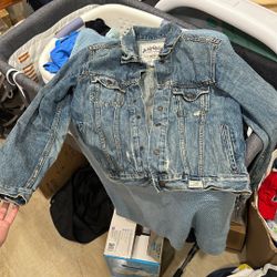Abercrombie Denim Jacket Youth Size Large