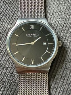 Caravelle New York Men’s Quartz Watch – Running