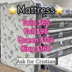 New Mattresses  Twin mattress Full mattress Queen mattress  King mattress  Colchones nuevos  Beds 