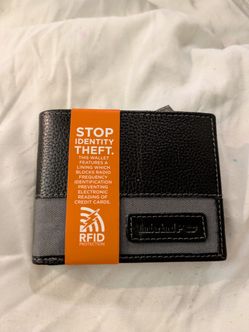 Timberland RFID Protection Leather Canvas Men's Bifold Wallet