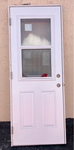 30" x 80" Right Hand Outswing Door New $380
