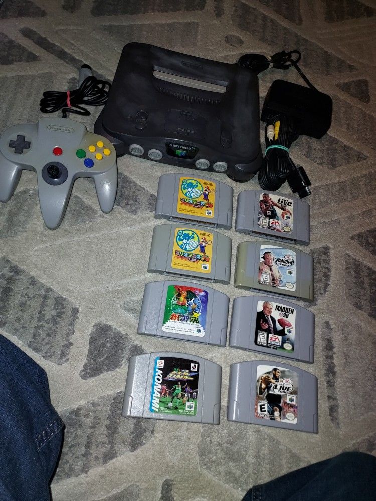 Nintendo 64 System And Games