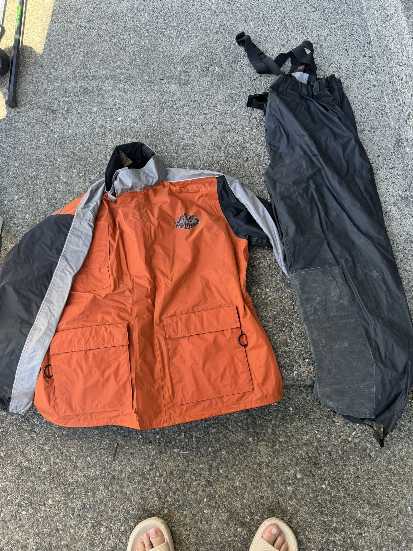 Men's Full Speed Waterproof Rain Jacket and pants set