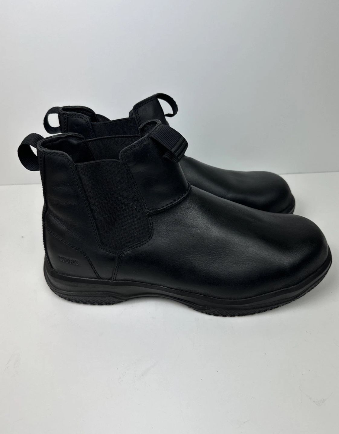 Men's Worx By Red Wing Pull On Steel Toe 13WW Black Leather 5025