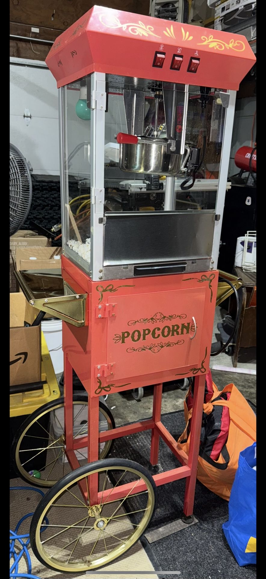 Vintage Popcorn Machine