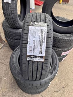 205/55R17 Royal Black Trac 95W XL New 4 tires Free Mount Balance installation 205/55/17 llantas
