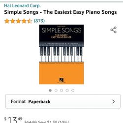 Simple Songs Piano/keyboard Music