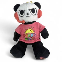 Ryan's World Combo Panda Build-A-Bear Plush (16") with Red Headset & Shirt