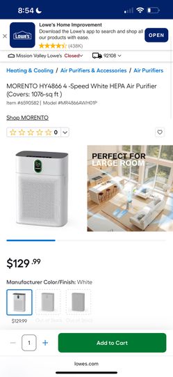 Morento Air Purifier 
