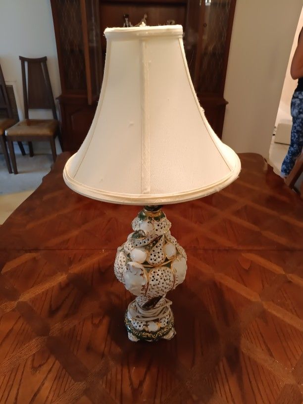 Copa di Monte Porcelain Vintage Lamp