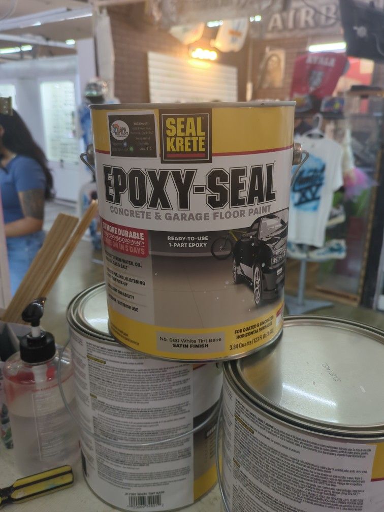 Garage Epoxy Paint One Cpmponent