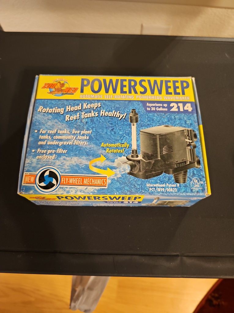 Power Sweep Fish Tank