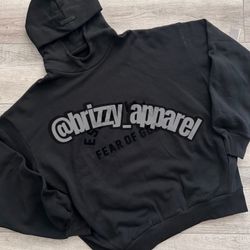 ESSENTIALS FEAR OF GOD HOODIE  - 23 JET BLACK