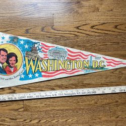 VTG 1977 Jimmy Carter 39th President Inauguration 29"  Pennant Washington DC
