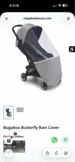 Bugaboo Butterfly Rain Cover