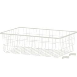 Set Of 2 - IKEA Algot Wire Basket 15x23.75x5.5