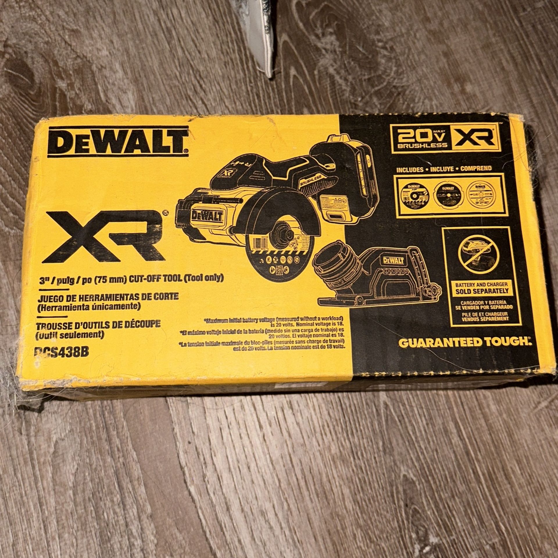 BRAND NEW DEWALT XR 3-in 20-volt Max Trigger Switch Brushless Cordless Cut-off Tool (Tool Only)