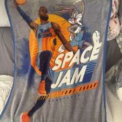 Kids Soft Throw Space Jam Plush Blanket Small