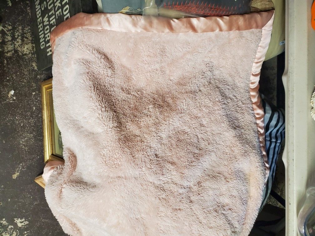 Very Soft Pink Baby Blanket 