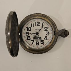 Vintage Waltham Train Pocket Watch. Needs to be serviced