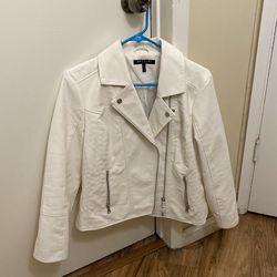 White Leather Jacket