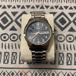 Blue Face Timex Watch 