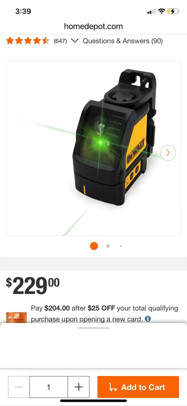 Dewalt Laser Brand New