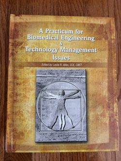 Book - A Practicum for Biomedical Engineering & Technology Management