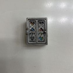 Genuine Pewter Pin/Earring Set
