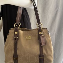 Coach Mia Signature Outline Carryall