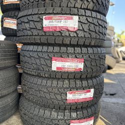 265/70r17 Landspider New Tures All 4 All Terrain Installed And Balanced Included