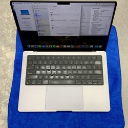Apple MacBook Pro Laptop Notebook 2021 14 Inch Screen M1 Chip 32 GB 512 SSD Storage Memory Wifi Bluetooth Keyboard Internet Browser Touch ID Sensor