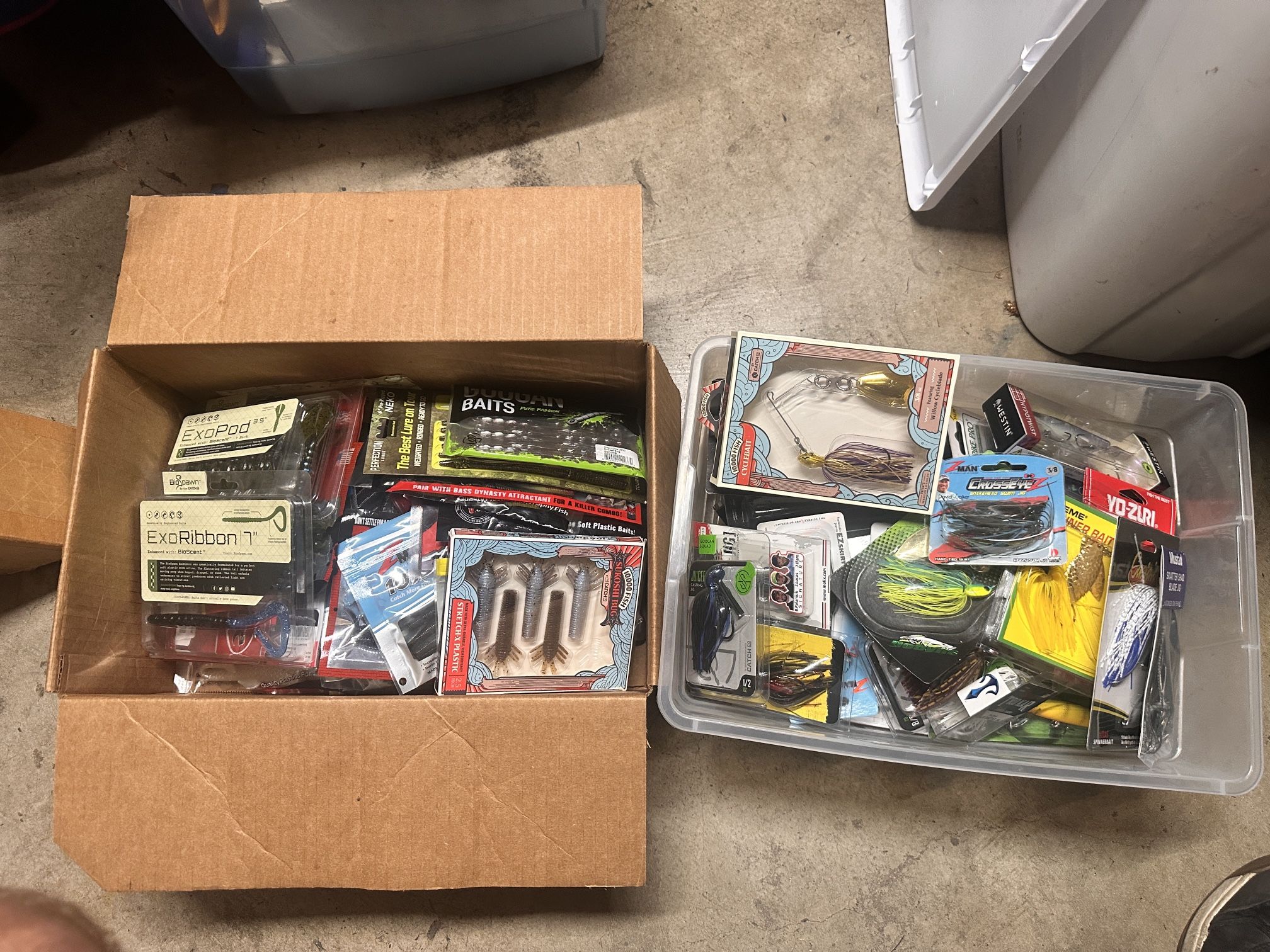 Massive Lot Of Fishing Lures/soft Plastics/hooks And More