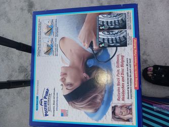 NEW IN BOX POSTURE PUMP FOR NECK 20 FIRM LOOK MY POST ALOT ITEMS