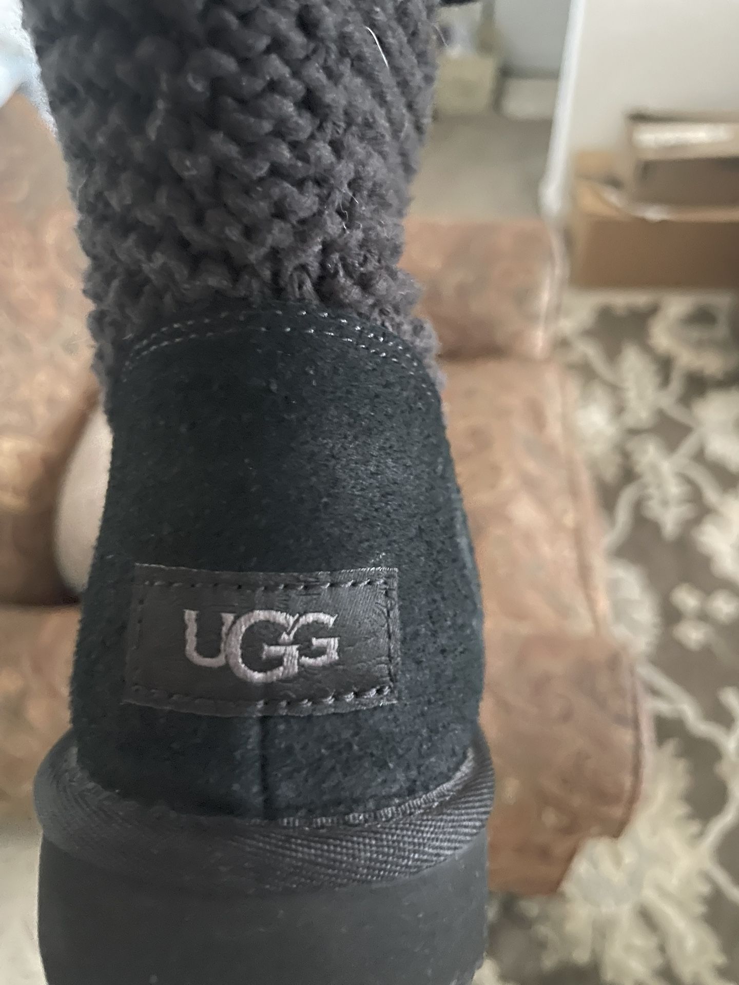 UGG Black New Boots Size 8