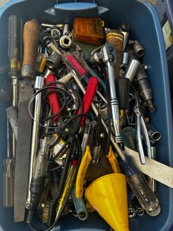 Tubs of hand tools